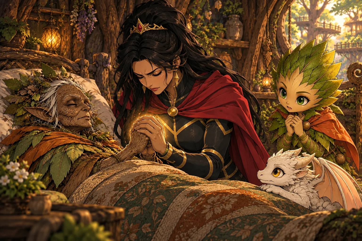 Uma prece por Elyra — cena de O sinal da floresta